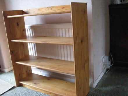 Photo of free Pine bookshelf. (Howe Green CM2) #1
