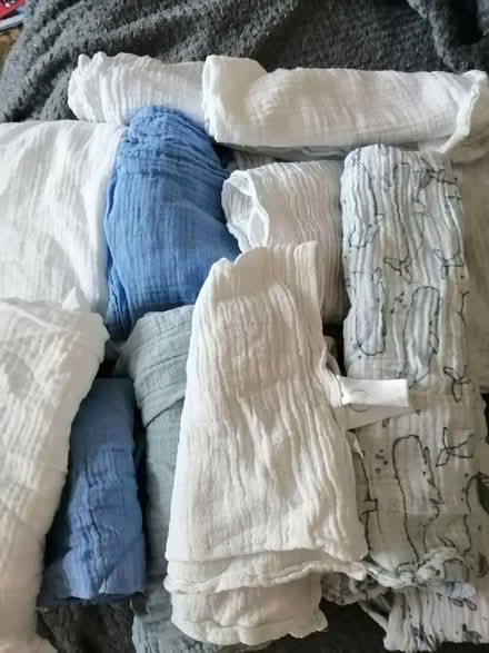 Photo of free 10 used muslin cloths (Worcester) #1