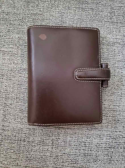 Photo of free Brown leather small filofax (CH49) #1