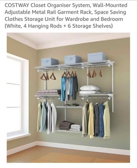 Photo of free Closet Organising system (Upper Norwood, SE19) #1