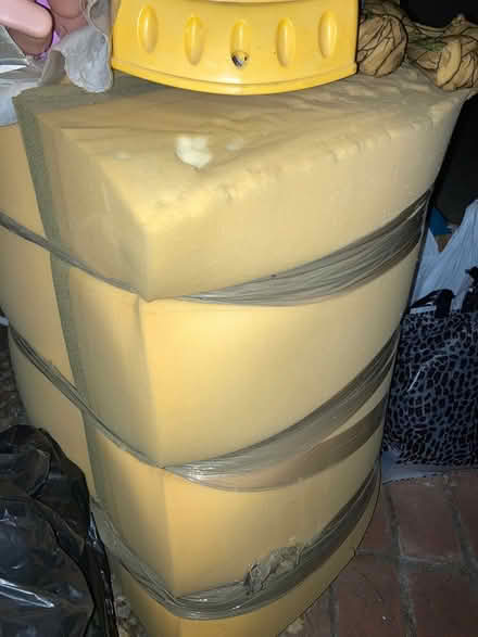 Photo of free giant foam rubber bed (Foothill Boulevard Cupertino) #1