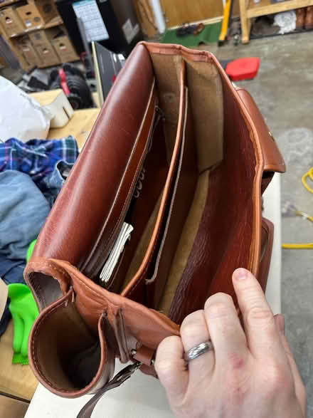 Photo of free Leather Sachel (Alameda) #3