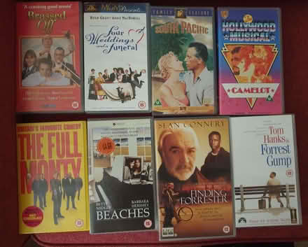 Photo of free VHS Tapes (Stenson Fields CP DE24) #1