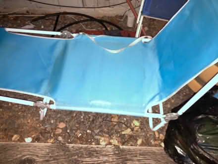 Photo of free Outdoor chaise lounge with strap (Foothill Boulevard Cupertino) #1