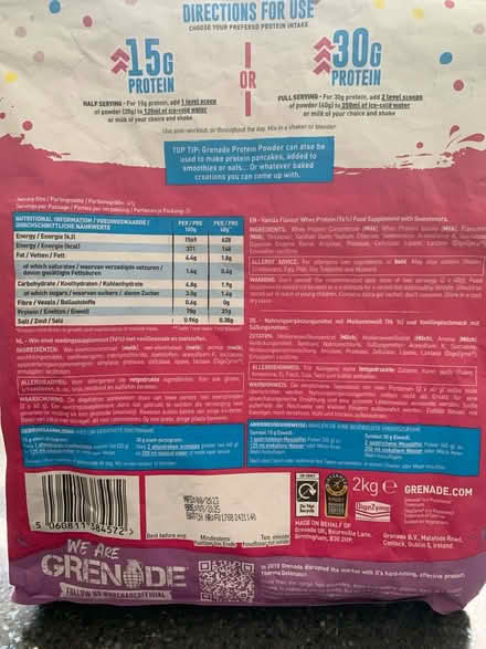 Photo of free Protein powder (Little Paxton) #2