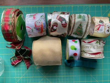 Photo of free Oddments of Christmas ribbons (Cheadle Hulme SK8) #1