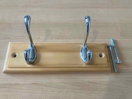 Photo of free Coat hooks (2) with wall screws (Woking GU21) #1