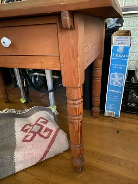 Photo of free Pine Table (Grant st and Allston way) #3
