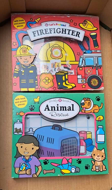 Photo of free Books with puzzle pieces (OX14 off Colwell Drive) #1