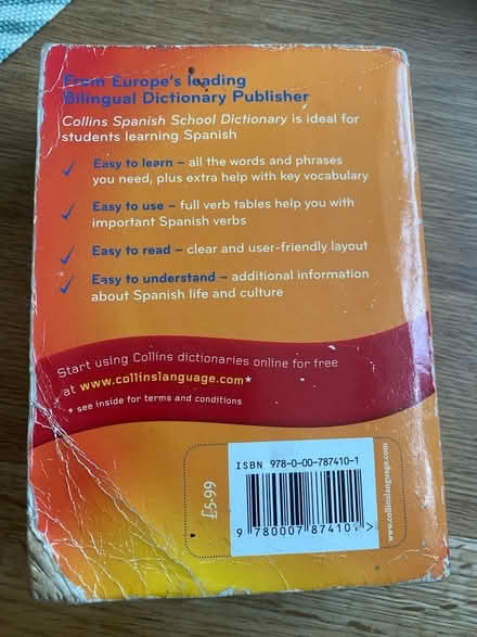 Photo of free Spanish Dictionary (Gobowen SY11) #2