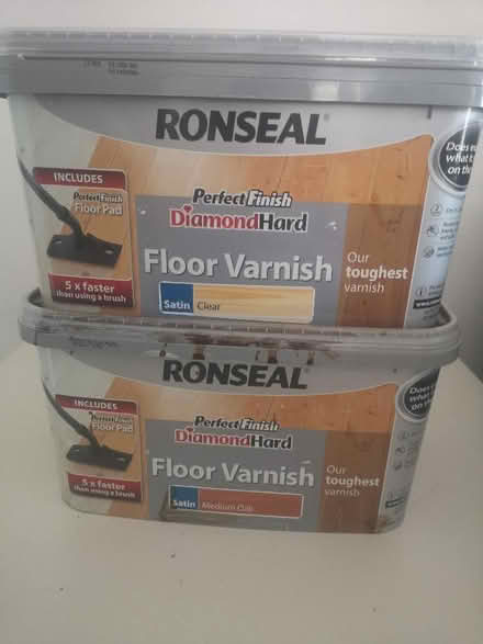 Photo of free Ronseal satin floor varnish (Headington OX3) #1