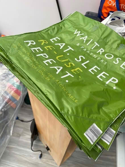 Photo of free 8 Waitrose carriers - they seem to be breeding (Charlton OX12) #1