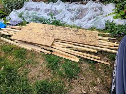 Photo of free Used batons and chipboard (Westcott) #1
