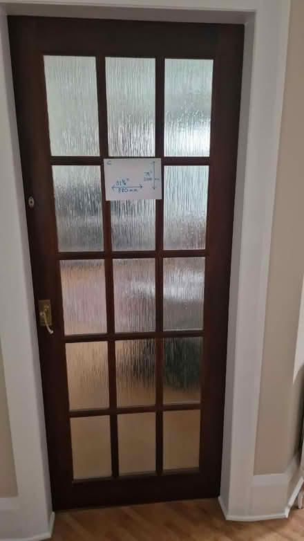 Photo of free Hardwood glass doors (L15) #2