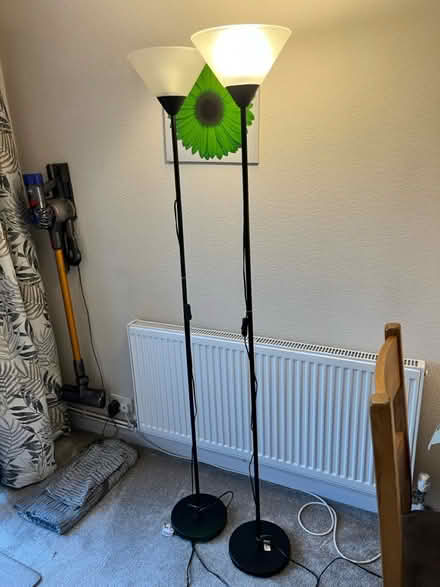 Photo of free Pr of black standard lights (Belper DE56) #2
