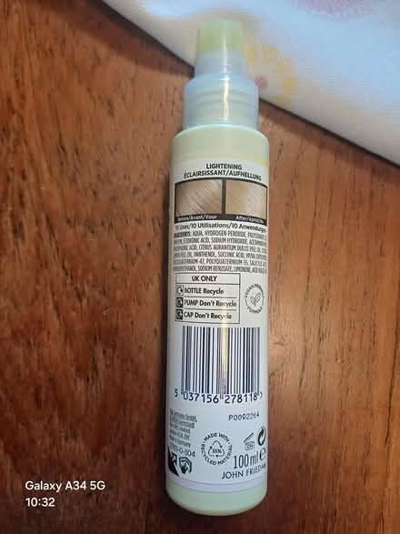 Photo of free Hair. John Frieda lightner (Birdholme, S40) #2