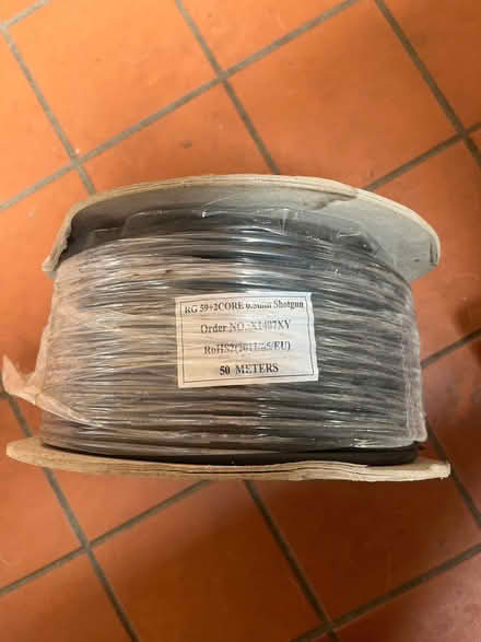 Photo of free coax cable, new reel (Breadstone GL13) #2