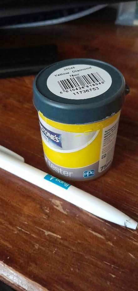Photo of free Yellow paint tester pot 75ml (45-50 ml full) (Kings Heath B14) #1