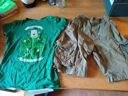 Photo of free Kids clothes. Cargo shorts and Hodor t-shirt. (Blackbird Leys OX4) #1