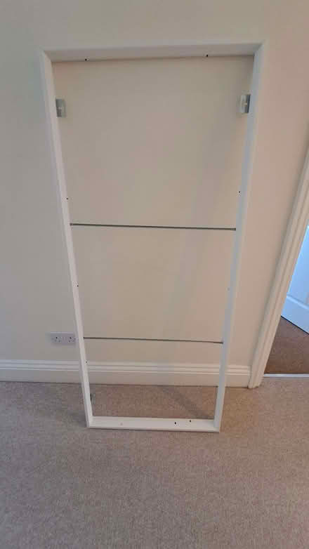Photo of free White wooden frame, eg for mirror (Kings Heath B14) #1