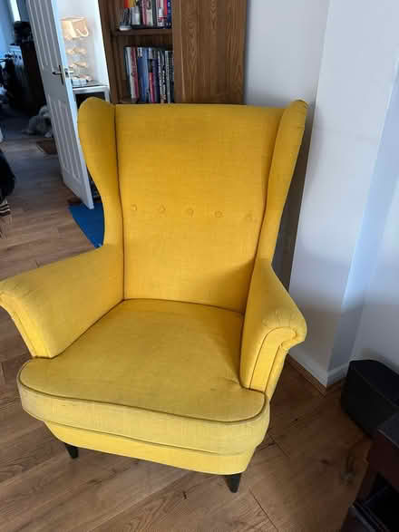 Photo of free 3 Seater Couch & Wingback (GU9) #2