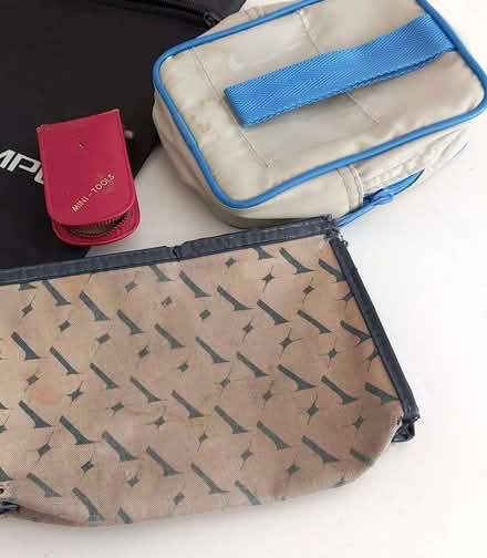 Photo of free selection of zipped pouches etc (Fords Farm RG31) #1