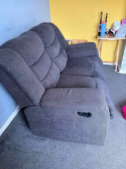 Photo of free 2 x recliner 2 seater sofa (ME15 maidstone) #2