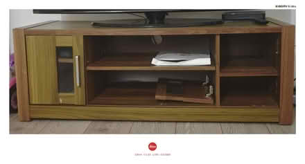 Photo of free Wooden TV stand (Chadwell Heath RM6) #1