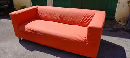 Photo of free Red IKEA Sofa (Brincliffe S11) #3