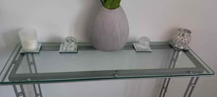 Photo of free Glass topped table (SS15) #2