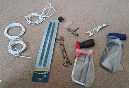 Photo of free Household items incl 2 junior hacksaws/spare blades (Loughborough LE11) #1