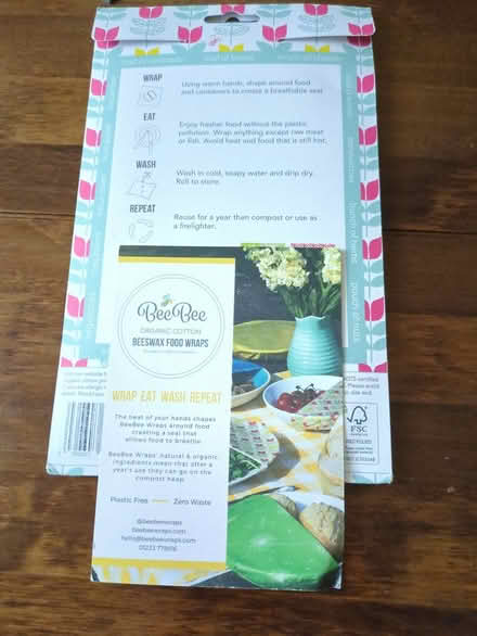 Photo of free Packet of Beeswax food wraps (Twickenham TW2) #2
