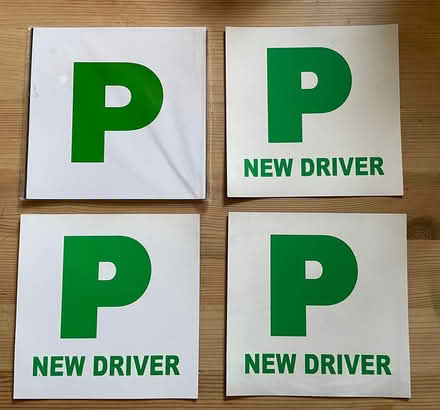 Photo of free P Plates for New Driver - magnetic (Hemel Hempstead, HP1) #1