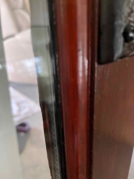 Photo of free External wooden dble glazed door (Colyford EX24) #3