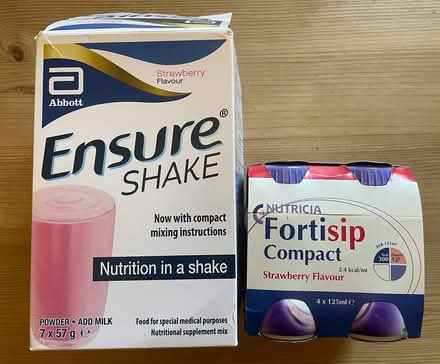 Photo of free Ensure & Fortisip - strawberry (Hemel Hempstead, HP1) #1