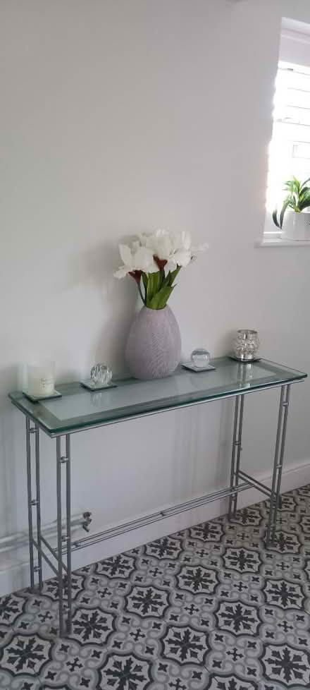 Photo of free Glass topped table (SS15) #1