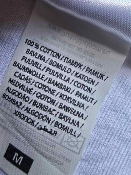 Photo of free New White t-shirt Flora Logo size M (Derby Road DE56) #3