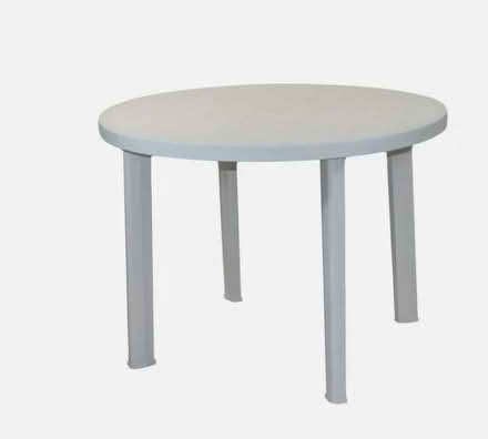 Photo of free Plastic garden table (South Brent) #1