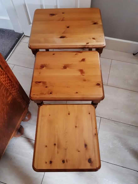 Photo of free nest of tables (Woodseats S8) #2