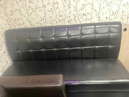 Photo of free 3 seats black sofa x 2 (Birmingham B5) #1