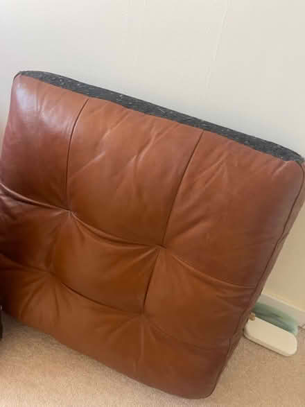 Photo of free Leather sofa cushions x 2 (Marlborough) #3
