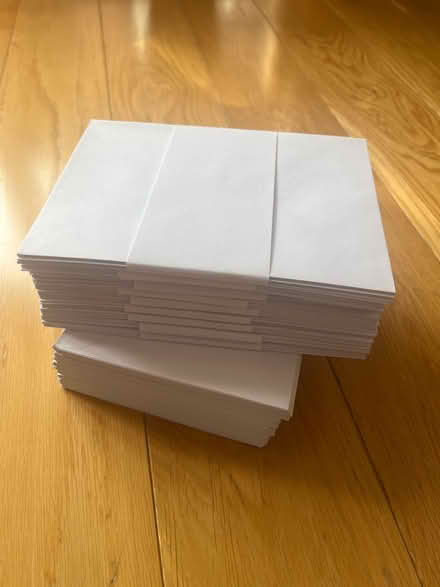 Photo of free 200 White Envelopes 5x7” (Limehouse E14) #1