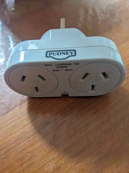 Photo of free UK plug adapter (SW9) #1