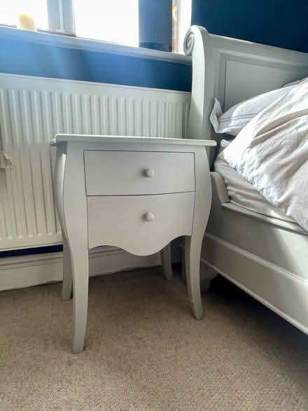 Photo of free Double painted sleigh bed and table (SL6 Boyn Hill) #2