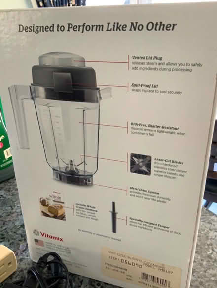 Photo of free Vitamix attachment for grains (Fondren x W.Bellfort in SW Hou) #2
