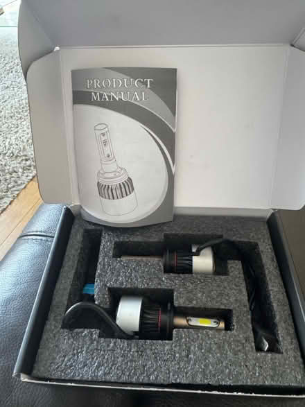 Photo of free Pair LED Headlight Bulbs H7 (Wood Farm) #2
