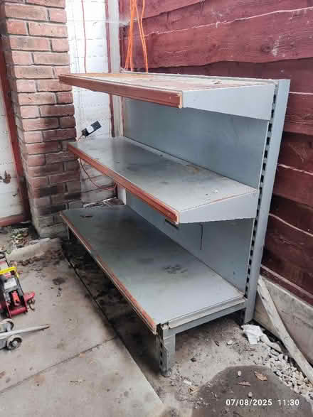 Photo of free Heavy duty storage shelves (Great Moor SK7) #1