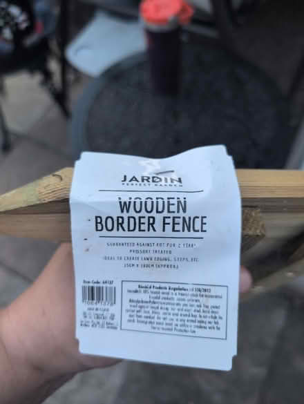 Photo of free Wooden border fence (CO2 Colchester) #2