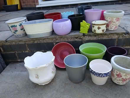 Photo of free Collection of flower pot holders. (Shepshed LE12) #1