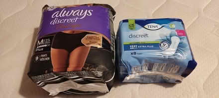 Photo of free New unopened continence products (Kendal LA9) #1